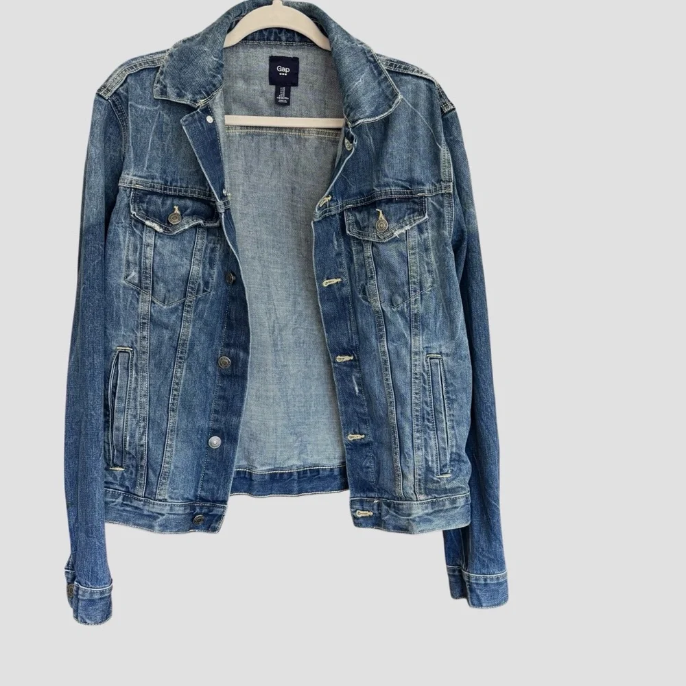 GAP 1969 Icon Blue Denim Classic Jean Jacket - Picture 10 of 11